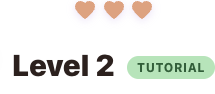 The difficulty badge and level title in Akari