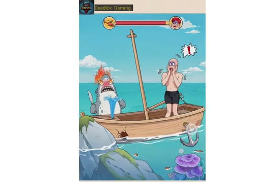 Brain Puzzle 3 Level 49 Shark Crisis